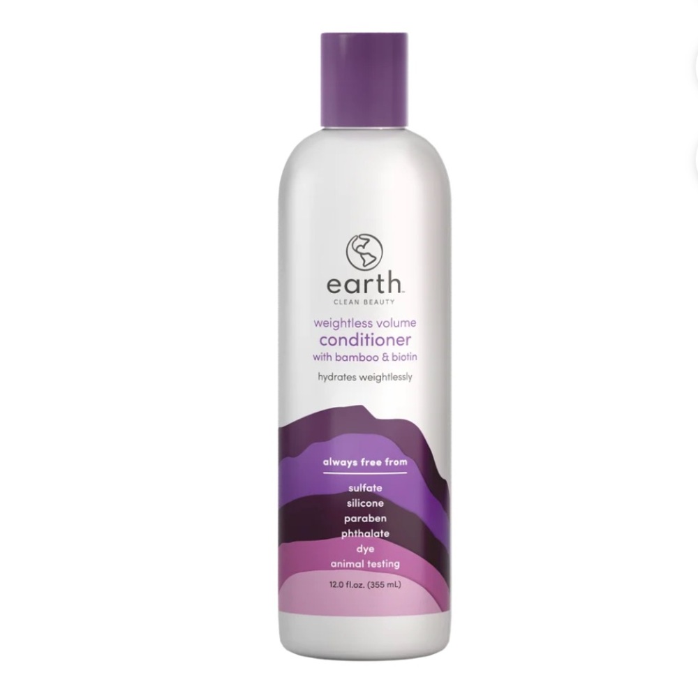 Earth Clean Beauty Weightless Volume Shampoo + Conditioner W/ Bamboo & Biotin - Picture 3 of 7